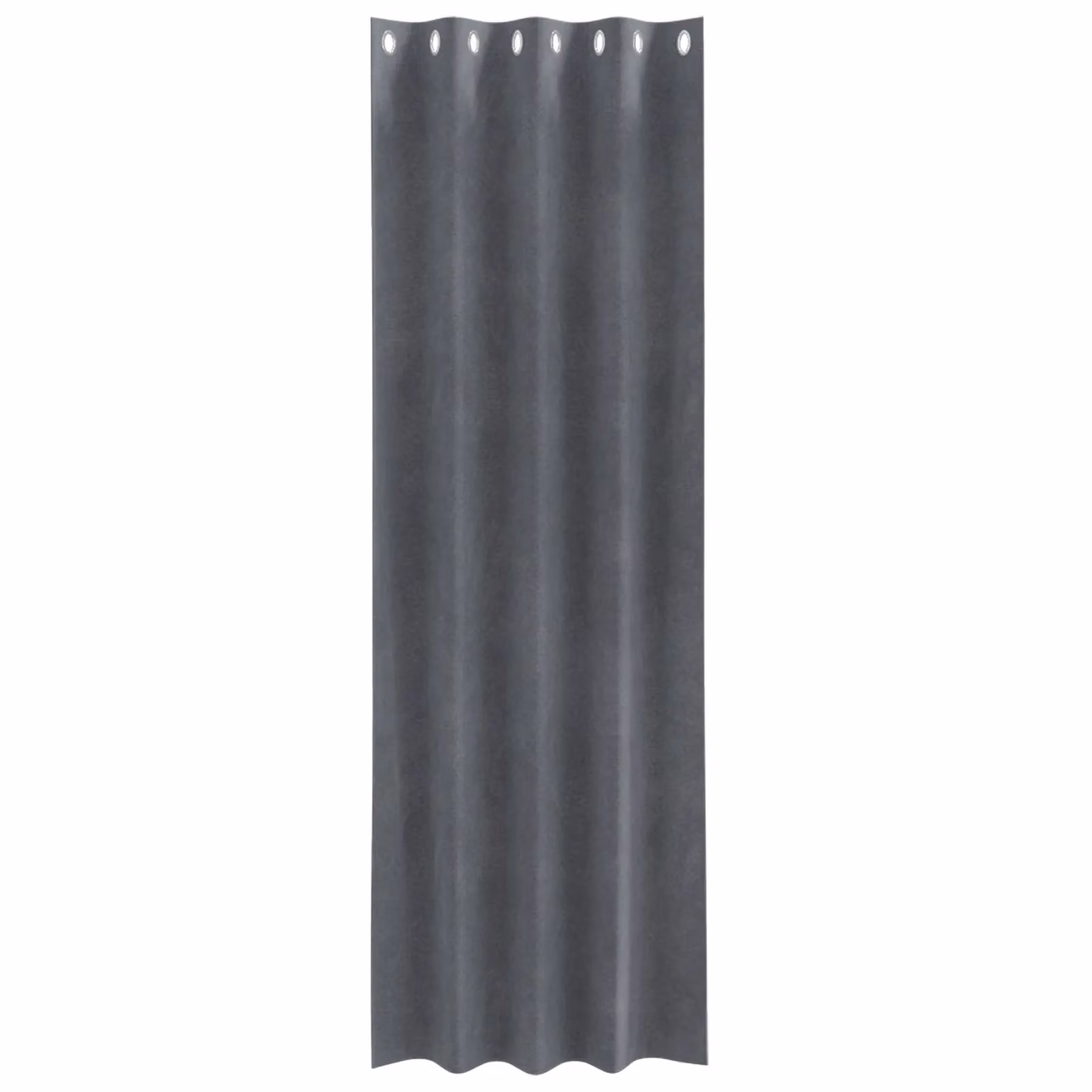 Berkfield Home Blackout Velvet Eyelet Curtains, 2 Pack, Super Light Grey – 2