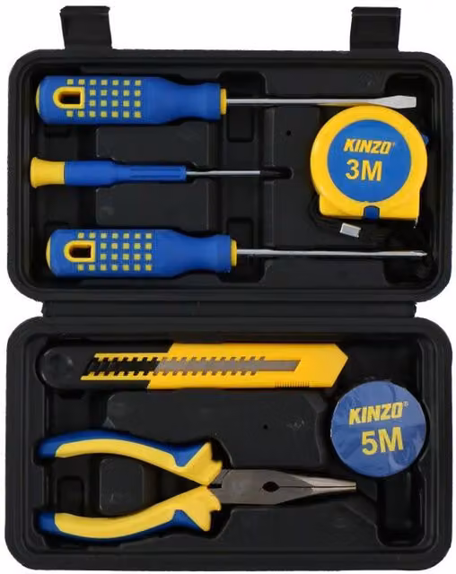 UMKYTOYS 8 Piece Toolkit Set in Multicolour and Grey – 3