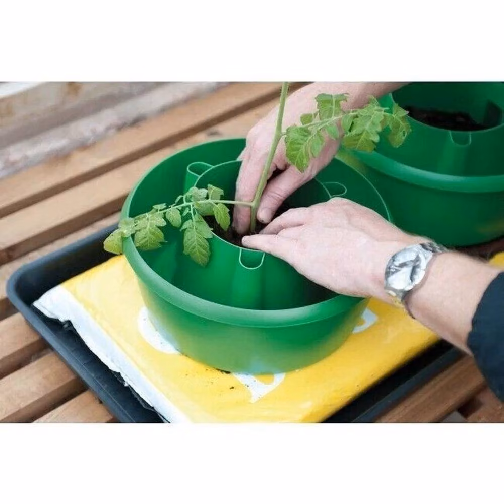 EONLION Set of 6 Green Tomato Garden Planter Pots – 2