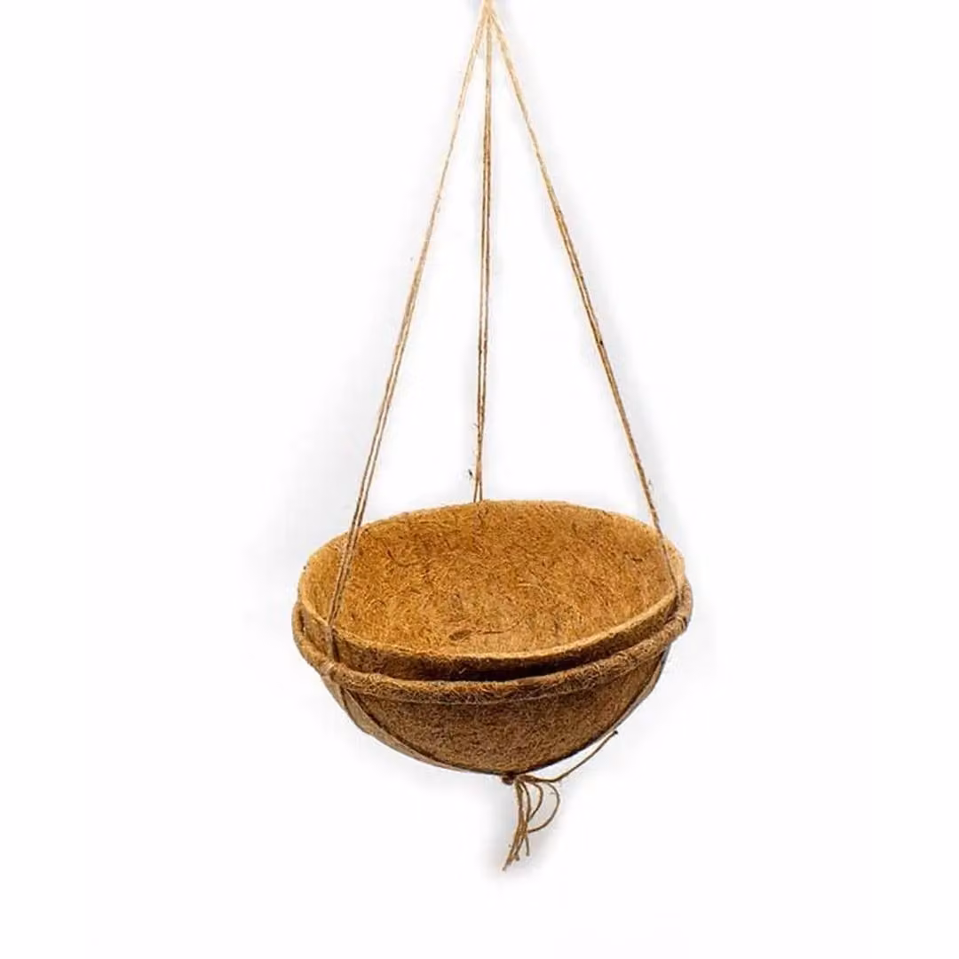 Coir Products Hanging Basket Planter Pack of 3, Brown, W: 35 cm – 2