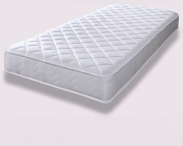Starlight Beds White Hybrid Micro Quilted Memory Foam Sprung Mattress W/D/H: 75 x 175 x 18 cm