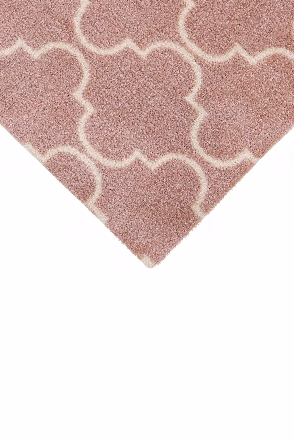 JVL Mega Machine Washable Non-Slip Doormat, Rose Lattice in Pink, W: 50 cm, D: 75 cm – 2