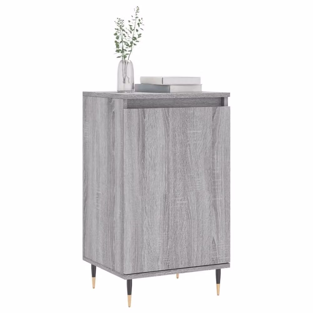 Berkfield Home Set of 2 Grey Sonoma Sideboards, W/D/H: 40 x 35 x 70 cm – 2