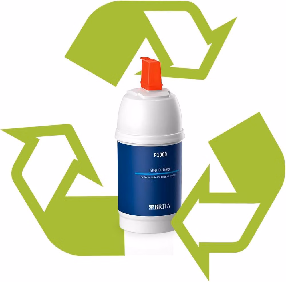 Brita P1000 Replacement Filter Cartridge for Filter Taps, White, 1 Pack – 6