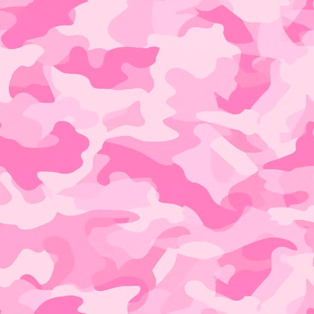 I Love Wallpaper Pink Abstract Camouflage Washable Matt Wallpaper Roll