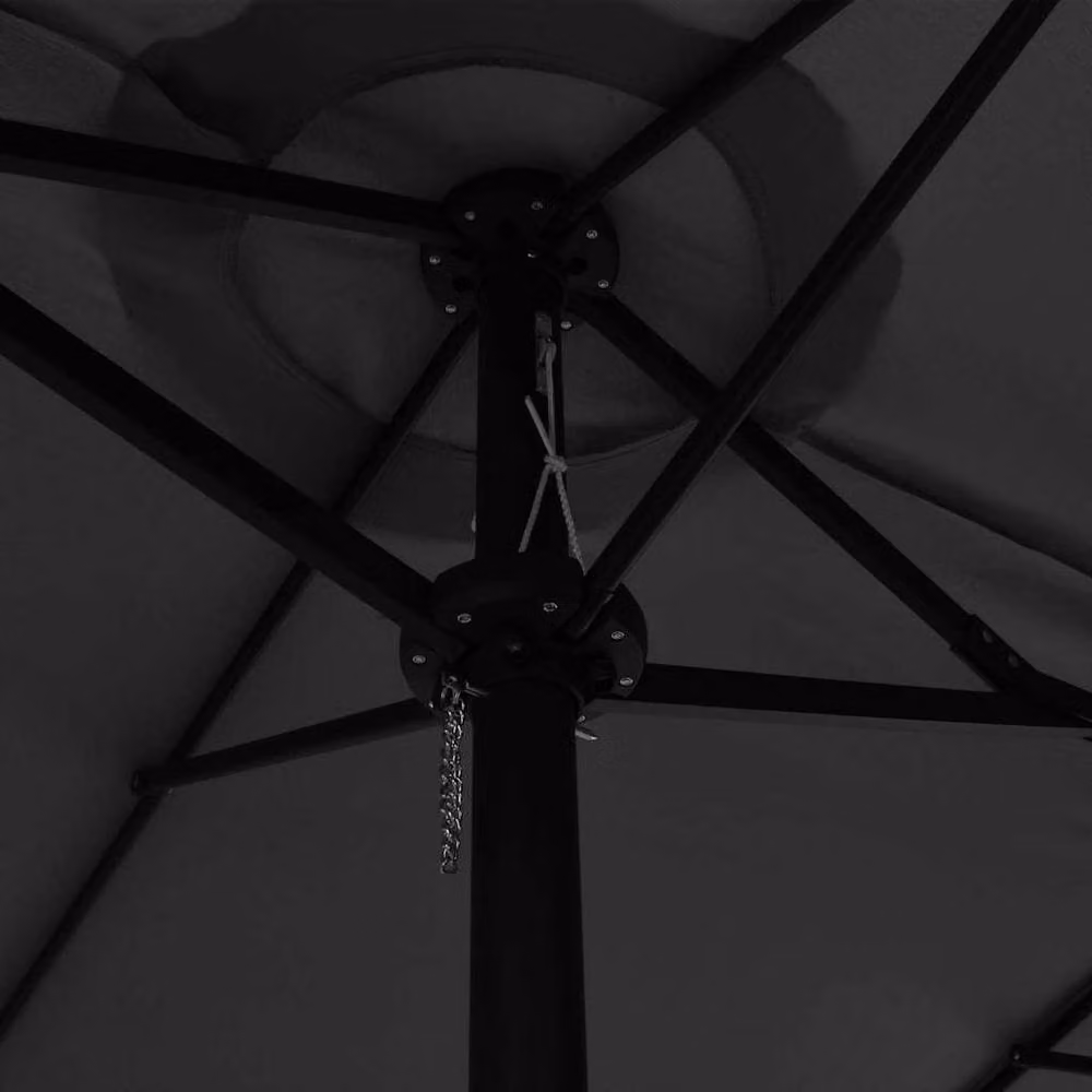 Berkfield Home Cantilever Outdoor Parasol with Aluminium Pole, Anthracite Dark Grey, W: 460 cm, D: 270 cm, H: 270 cm – 2