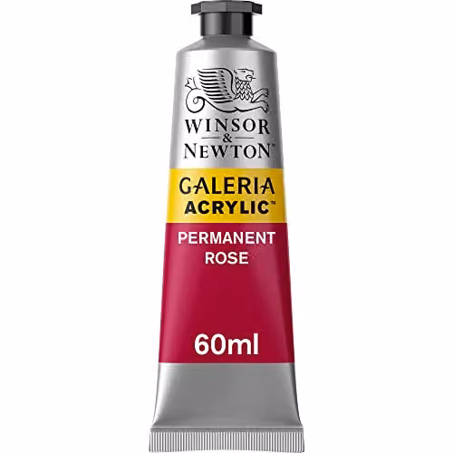 Winsor & Newton Galeria Acrylic Paint, Permanent Rose, 60 ml – 2