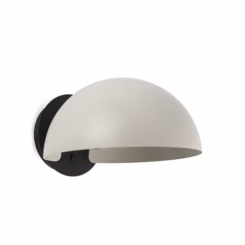 Faro Barcelona Dominica Beige Dome Wall Light
