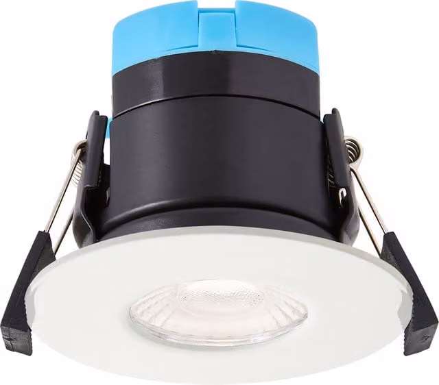 Litecraft LED Recessed Downlight, IP65 Rated, White
