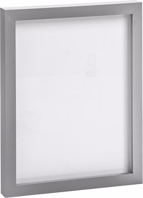 Nicola Spring Single Rectangular Photo Frame in Grey, W/H: 25.4 x 25.4 cm