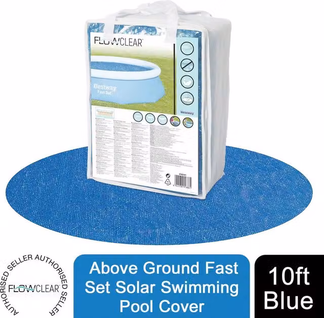 Bestway Flowclear Pro Blue Round Solar Thermal Pool Cover