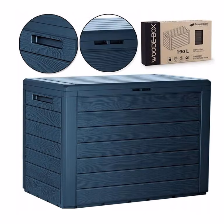 Kelvenix Garden Storage Deck Chest in Anthracite Grey