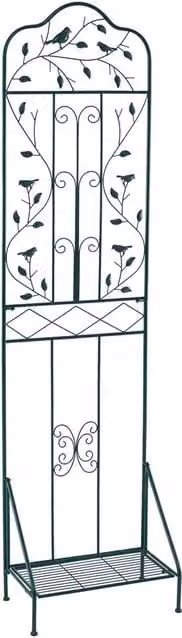 Costway Green Metal Freestanding Garden Trellis for Climbing Plants, Height: 190 cm