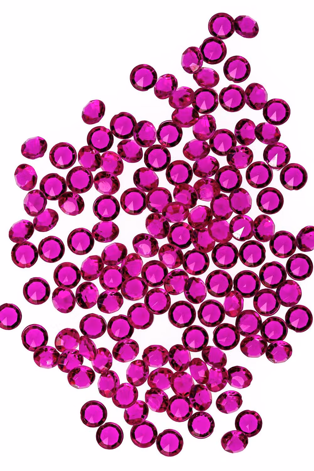 Neel Blue Round Acrylic Rhinestone Table Confetti Scatters, 4000pcs in Fuchsia – 3