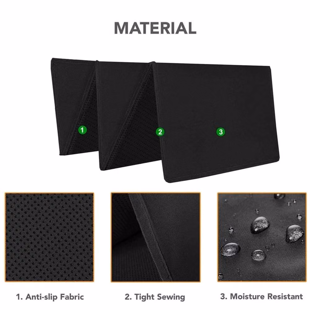 EONLION 2 Seater Sofa Couch Protector Support Board, Black, Width: 100 cm – 4