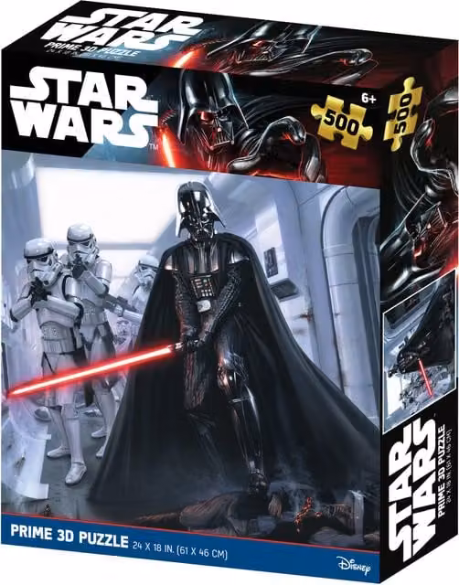 Star Wars Darth Vader and Stormtroopers Disney Prime 3D Puzzle, 500 Pieces, Multicolour