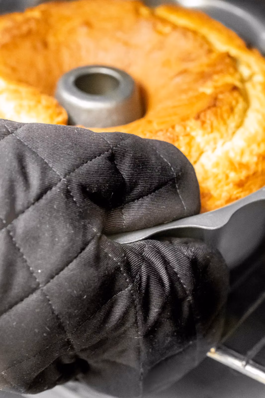 MasterClass Deluxe Professional Black Cotton Single Oven Glove – 7