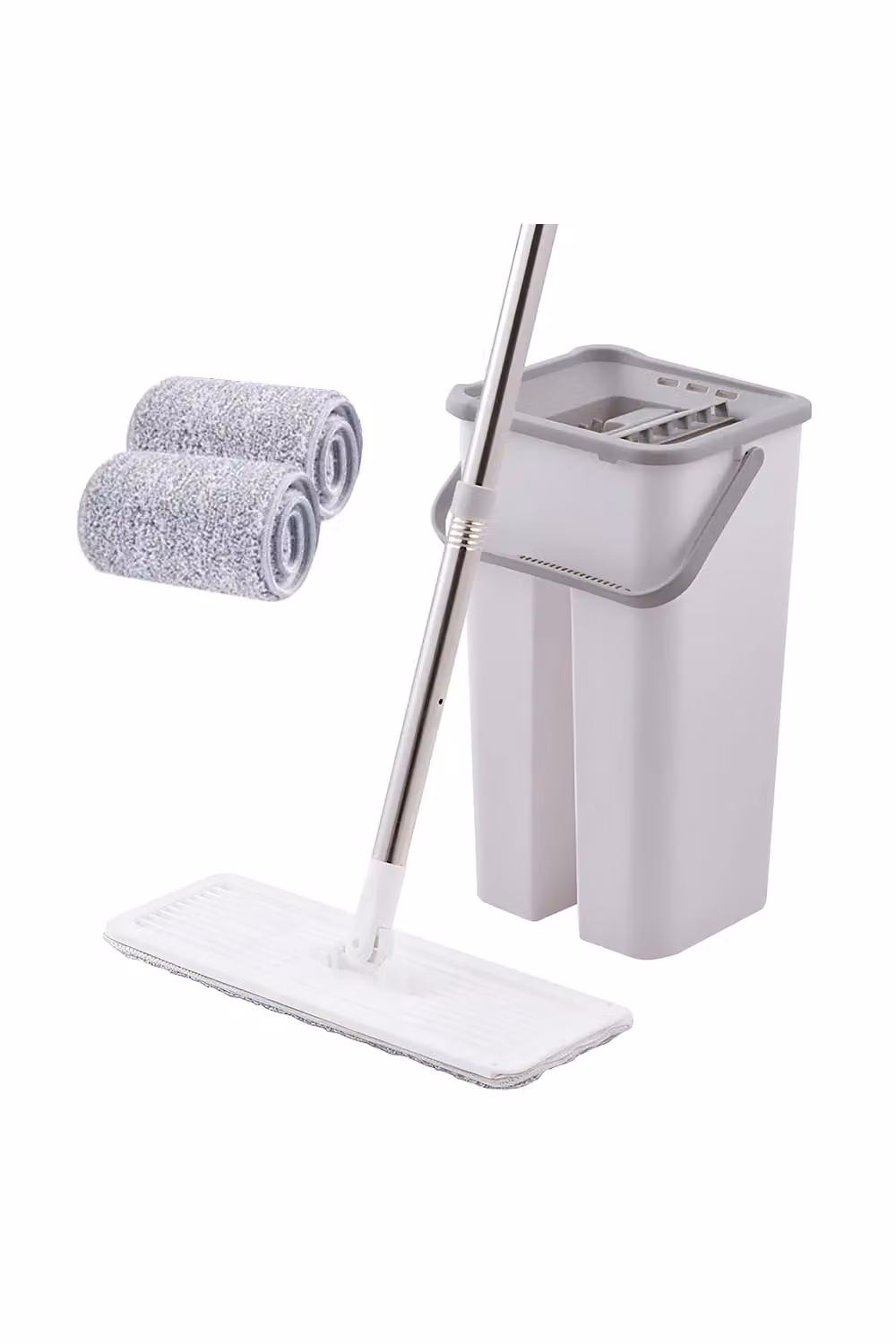 H&O Direct Flat Mop and Bucket Set in Grey – 2
