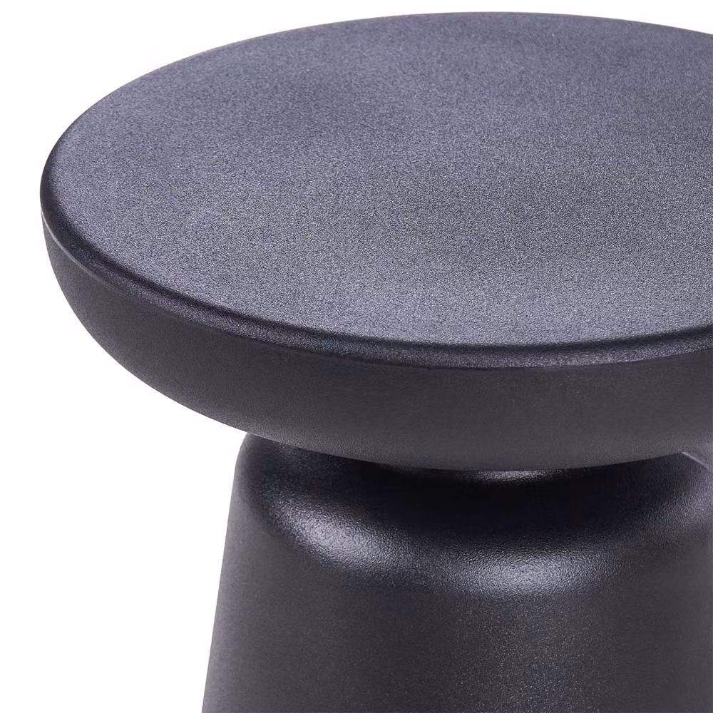 Wyld and Coco Black Accent Side Table for Indoor and Outdoor Use, Height: 31 cm – 3