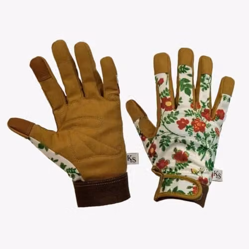 Kent & Stowe Ladies Premium Comfort Gardening Gloves in Multicolour, Size Small