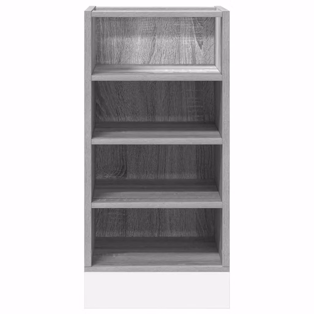 Berkfield Home Sonoma Grey Modern Kitchen Base Unit with Hinged Doors and Internal Shelves, W/D/H: 40 x 44.5 x 81.5 cm – 3