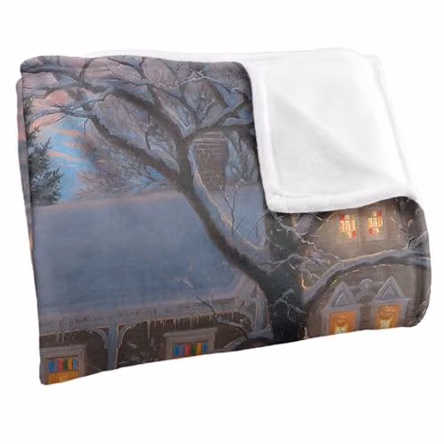 JQ Licensing MK Laughing All The Way Super Soft Silky Touch Fleece Throw Blanket, Multicolour, W: 91 cm, D: 147 cm – 2