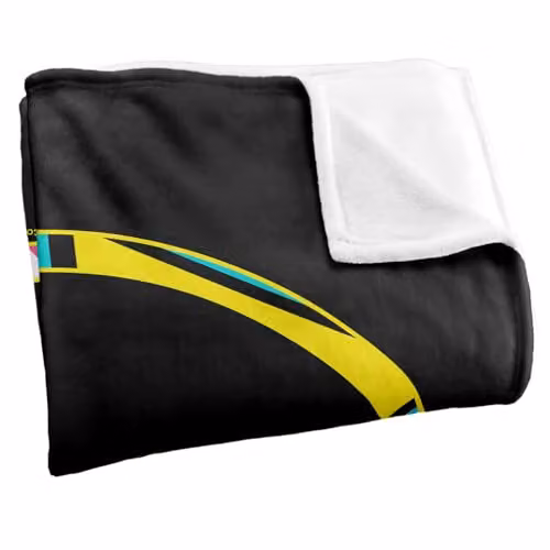 LOGOVISION Batman 80s Bat Logo Super Soft Silky Touch Fleece Throw Blanket, Multicolour, W: 152.4 cm x L: 127.0 cm – 2
