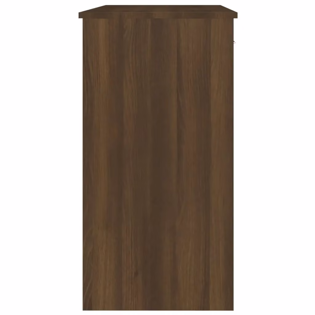 Berkfield Home Modern Writing Desk in Brown Oak, W/D/H: 80 x 40 x 75 cm – 5