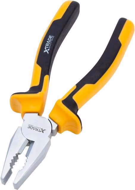 XTrade Combination Pliers - Black/Yellow/Silver