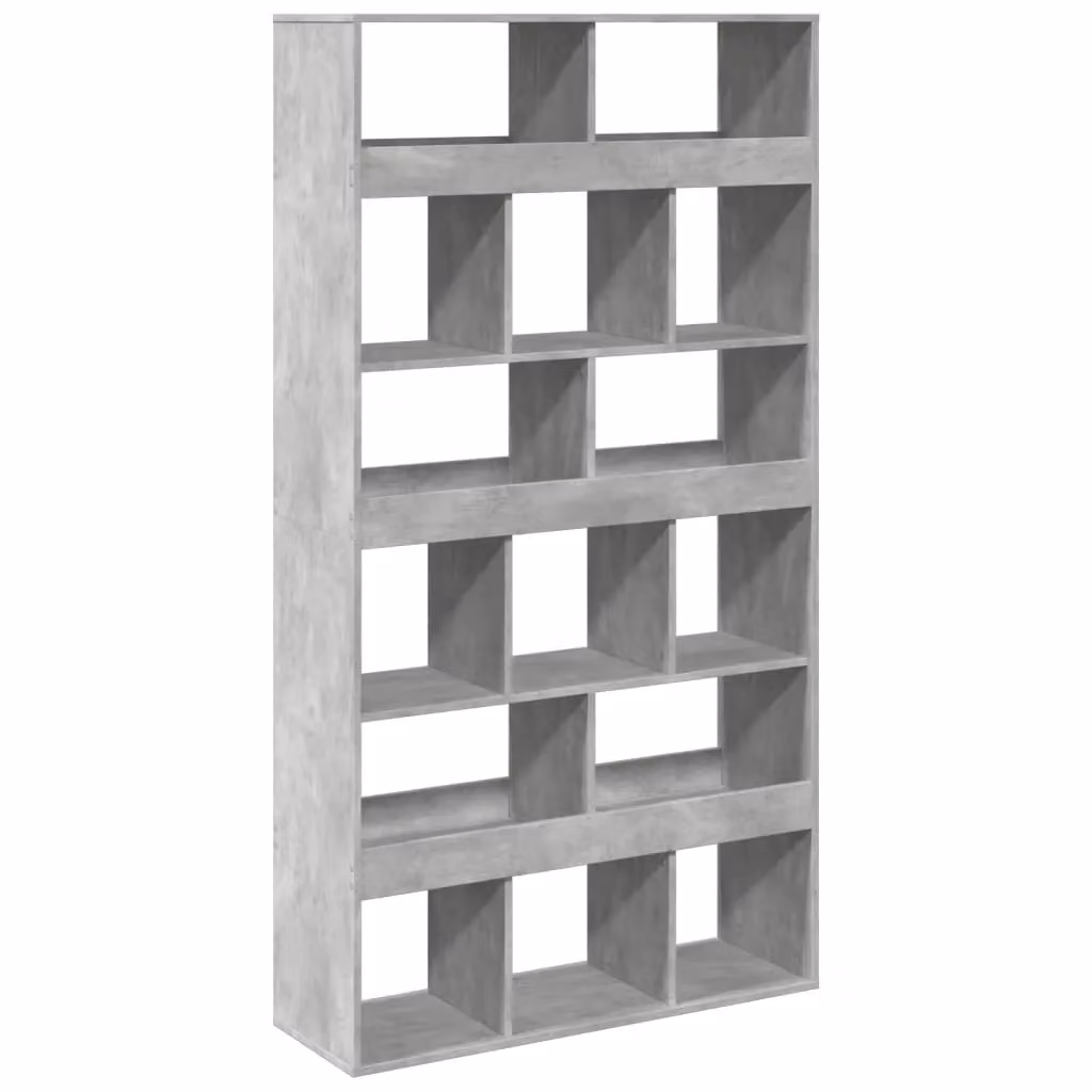 Berkfield Home Room Divider in Concrete Grey, W/D/H: 100 x 33 x 187.5 cm – 2