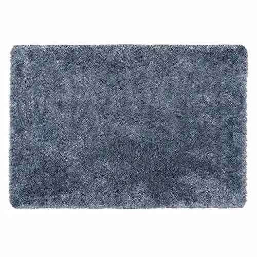 My Lux Blue Hand-Tufted Polypropylene Shaggy Rug, W/D/H: 80 x 120 x 3 cm – 1