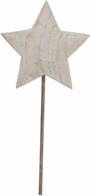 KDMD Rustic White Star Tabletop Decor