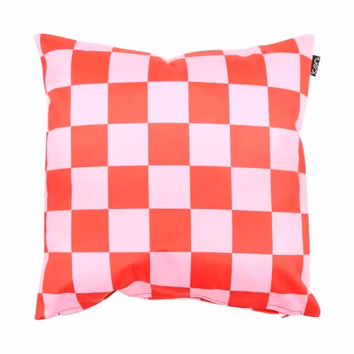 icon Checkerboard Waterproof Indoor and Outdoor Cushions, 4 Pack, Pink and Green, W/D/H: 43 x 43 x 43 cm – 3