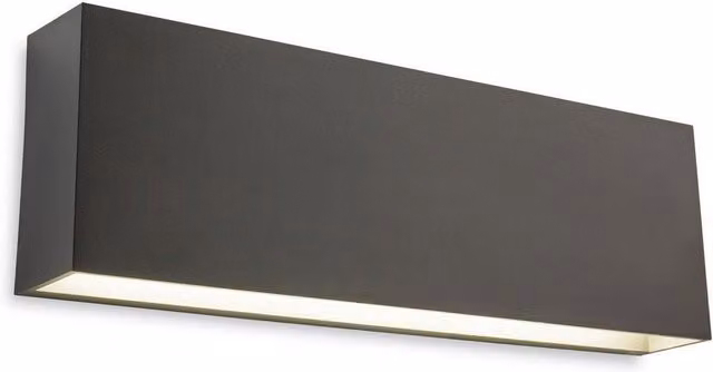 Netlighting Midas Rectangular Outdoor Integrated LED Recessed Down Light, Grey, IP65