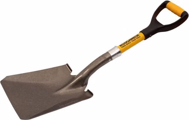 Roughneck Micro Bulk Shovel in Multicolour with Steel and Fibreglass Construction