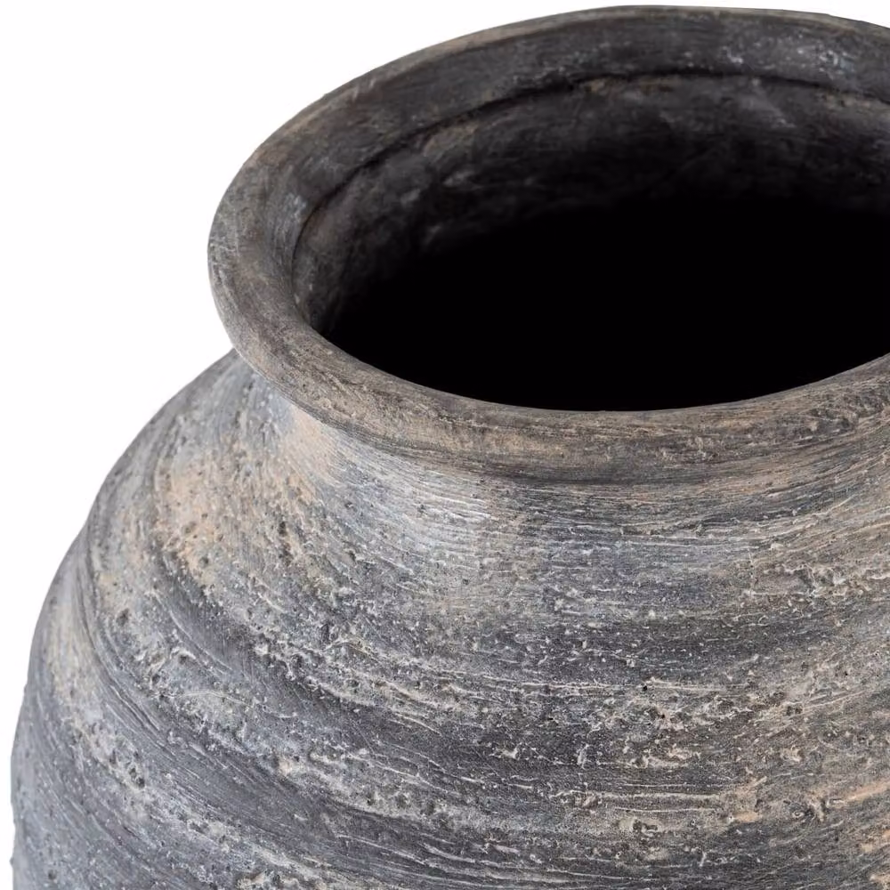 Wyld Haus Bramble Large Dark Ages Layered Ceramic Vase in Black – 3