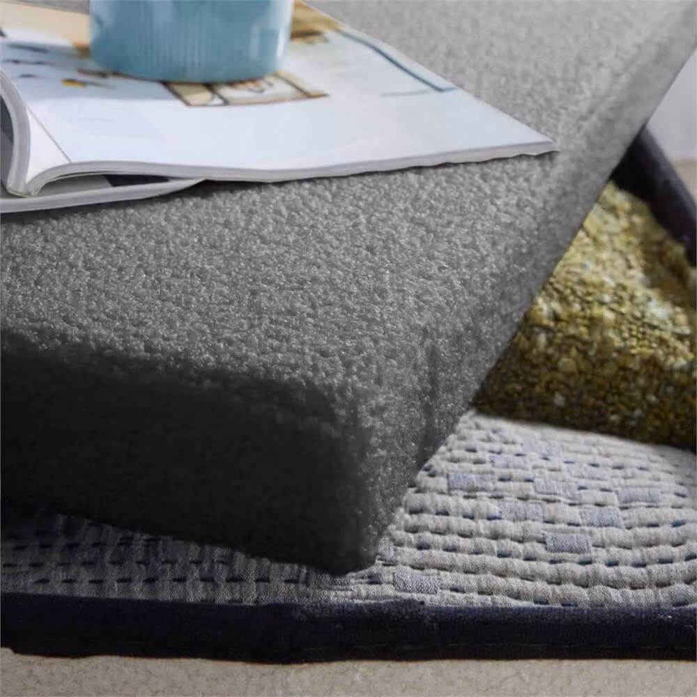 SPETLEK Large Rectangular Fabric Storage Box in Grey – 3