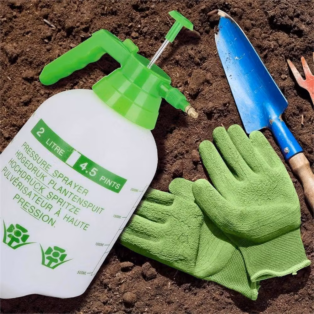 Nordara 2L Manual Pressure Sprayer Garden Water Spray Bottle in Green – 3