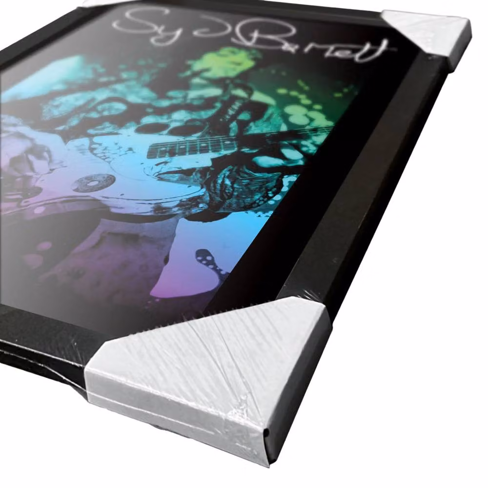 Syd Barrett Multicolour Abstract Typography Framed Paper Poster – 3