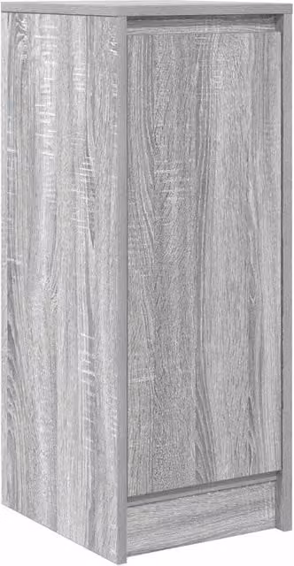 Berkfield Home Grey Sonoma Sideboard in Engineered Wood, W/D/H: 29.5 x 34 x 76 cm