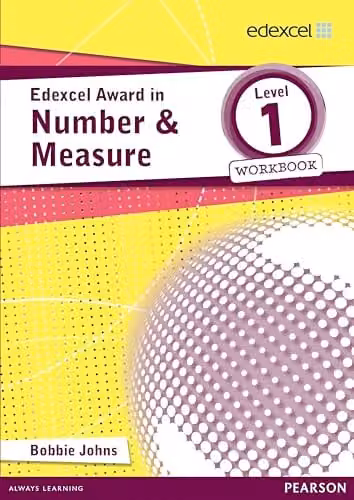 Pearson Education Edexcel Award in Number and Measure Level 1 Workbook Multicolour