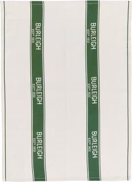 Burleigh x Bedeck of Belfast Hibiscus Cotton Tea Towel, Green