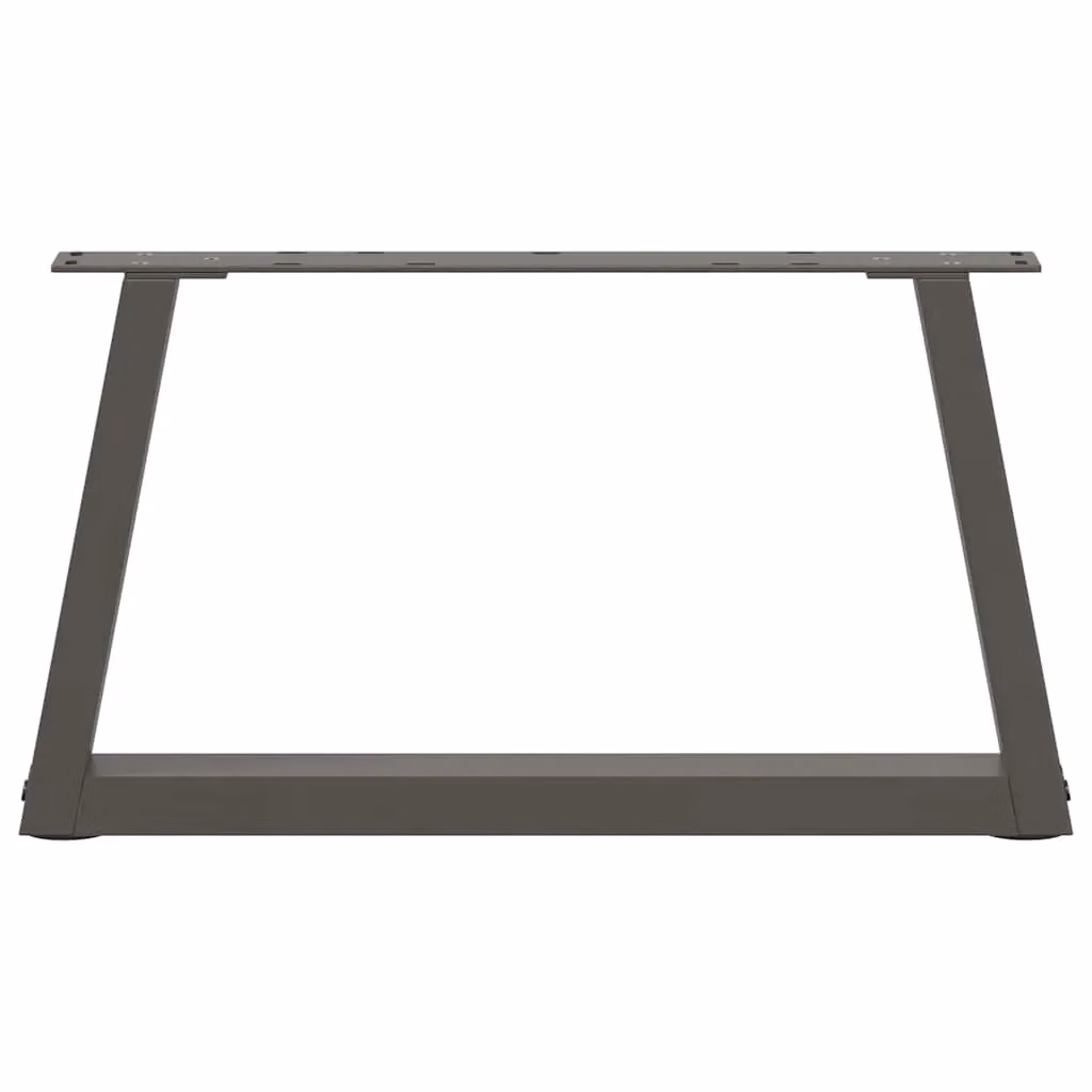 Berkfield Home V-Shape Dining Table Legs, 2 Pieces, Anthracite Black Steel, H: 50 cm, W: 30-31.3 cm – 3