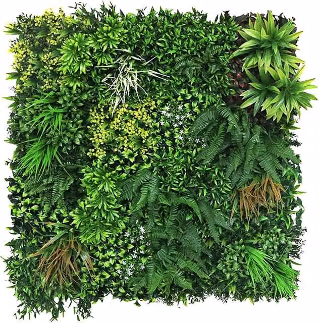 True Products Green Artificial Hedge Wall Panel