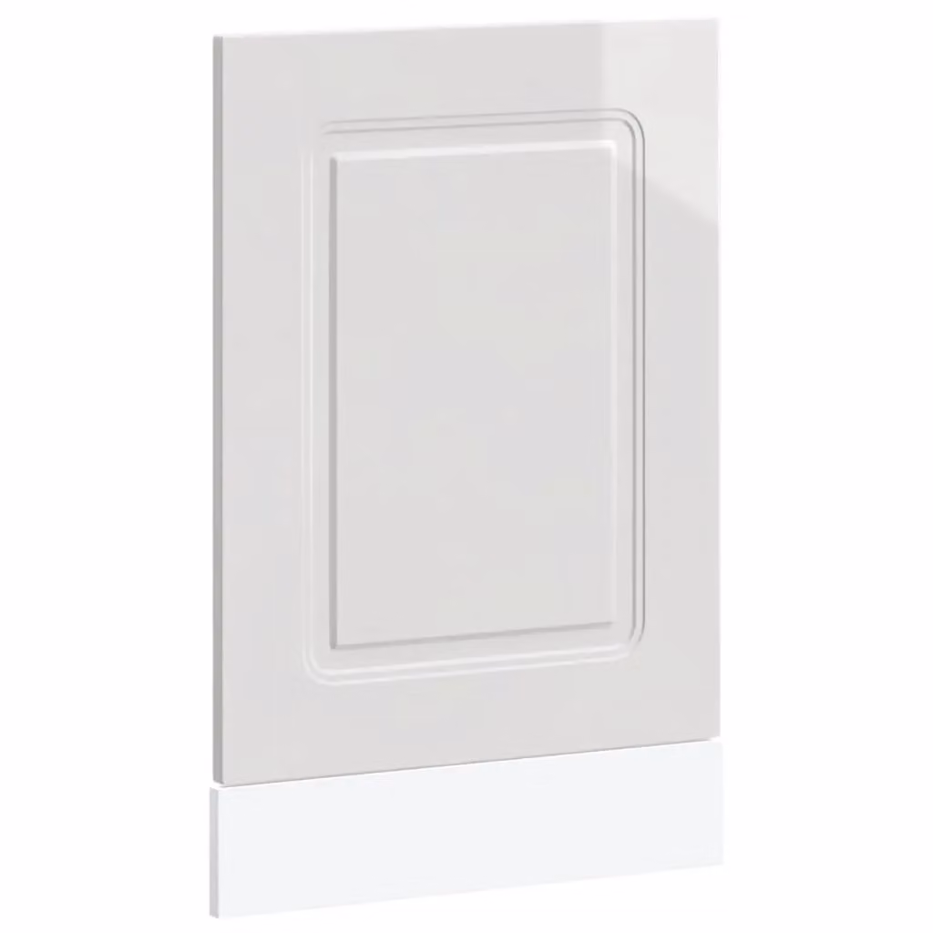 Berkfield Home Kalmar Dishwasher Panel in High Gloss White, Engineered Wood, W/D/H: 45 x 1.5 x 67 cm – 2
