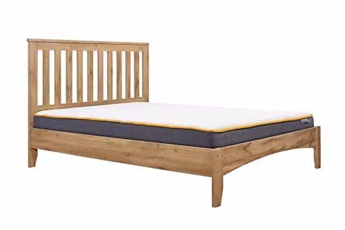 Birlea Hampstead Oak Double Bed Frame in Brown, W/D/H: 140 x 200 x 110 cm – 1