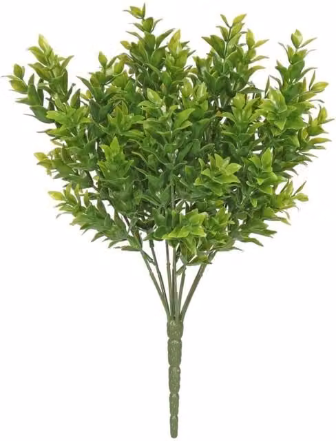 KDMD UV Exterior Everlast Tea Tree Potted Plant, Green