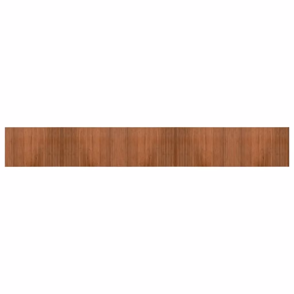 Berkfield Home Rectangular Bamboo Rug in Brown, W: 70 cm, L: 500 cm – 1