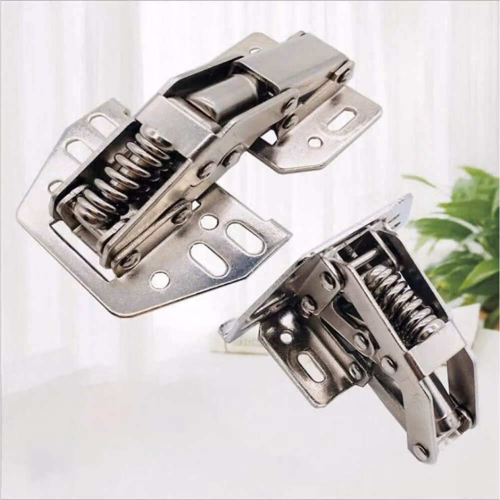 FLAVORA 6-Piece Locker Cupboard Door Stay Hinges in Silver, W: 1000 cm, H: 52 cm – 2