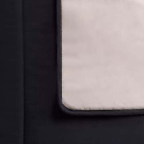 OHS 10.5 Tog Single Coverless Duvet and Pillowcase Set, Reversible Quilted Microfibre Bedding in Black and Beige – 4